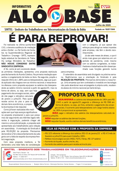 ACT da Tel Centro de Contatos: É PARA REPROVAR! 